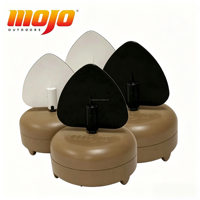 MOJO Outdoors Dove a Flicker, Paquete de 4 Señuelos de Paloma con Alas Giratorias para Caza, Señuelos Realistas