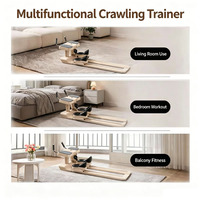 Planche de Pilates multifonctionnelle pour l'entraînement des jambes et des fessiers, équipement de gym à domicile pour le remodelage et le tonification du corps