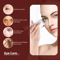 Instrument de beauté à ultrasons multifonctionnel 2 en 1 Ultrasons à haute fréquence pour le visage Masseur en profondeur de la peau Lumière et resserrement