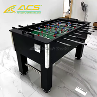 Table de baby-foot professionnelle ACS de 55 pouces, en MDF et PVC robustes, jeu d'arcade de football ACS-0283-S pour salles de jeux, bars, clubs, usage domestique
