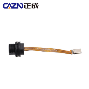 กันน้ํา IP67 IP68 ประเภท C หญิงถึงชาย PFC สายแบน 3.1 ความเร็วแบบเกลียว Type-C 3.1