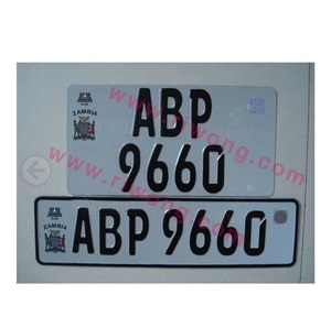 Placas de Matrícula en Blanco para Automóviles del Mercado Zambiano - Product Image 4