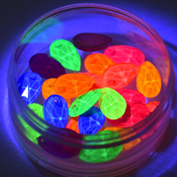 BOBOHOO usine Offre Spéciale 3A forme de larme néon Fluorescent lueur gemmes verre coudre sur strass pour Costume de danse Hijab