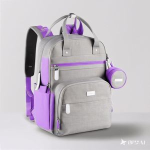 Sac à langer chic et spacieux avec sangles pour poussette, imperméable, multi-usage, grande capacité, échantillon gratuit - Product Image 4