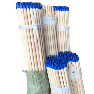 Home cleaning mop Natural wooden handle with mop brush handle for brooms