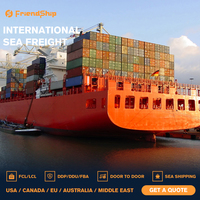 Transitaire maritime FCL de Chine vers les États-Unis, conteneurs 20 pieds, 40 pieds, 40HQ, livraison porte-à-porte DDP, marchandises commerciales pour importateurs B2B