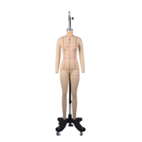 Maniquí Femenino de Cuerpo Completo sin Cabeza Junmei, de Fibra de Vidrio Blanca, en Pose de Pie, para Sastre, Forma de Vestido para Mujer, Cubierto con Lona, de Alta Gama