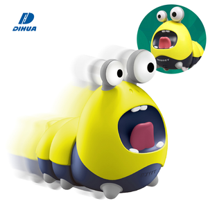 Oruga eléctrica con batería para niños, juguete de Animal con diseño de dibujos animados - Product Image 1