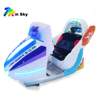 Machine de jeu vidéo à vibrations à monnayeur CE UKCA pour enfants avec fonctions éducatives, en fibre de verre, modèle M SKY KA-777