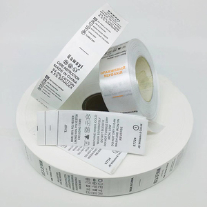 Etiquetas <span class=keywords><strong>de</strong></span> <span class=keywords><strong>Ropa</strong></span> Personalizadas con Logotipo Impreso, Etiqueta <span class=keywords><strong>de</strong></span> Marca Privada, Etiqueta <span class=keywords><strong>de</strong></span> Tela <span class=keywords><strong>de</strong></span> Poliéster Damasco, Etiqueta <span class=keywords><strong>de</strong></span> Cuidado <span class=keywords><strong>de</strong></span> la <span class=keywords><strong>Ropa</strong></span>, Etiqueta <span class=keywords><strong>de</strong></span> Satén - Product Image 1