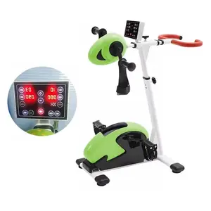 Exercitador elétrico automático para exercícios de reabilitação e fisioterapia, bicicleta elétrica com tela LED, exercitador de braço e perna