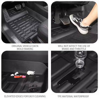 Haute qualité luxe 3d Tpe tapis de sol de voiture ensemble étanche antidérapant facile à nettoyer tapis de voiture pour Jetour Traveler T2 2023 2024