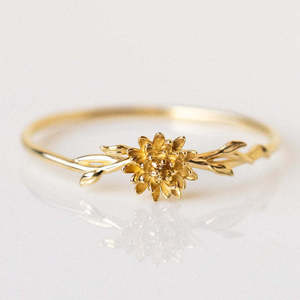 Anillo Ajustable Shescity con 12 Piedras de Nacimiento <span class=keywords><strong>en</strong></span> Latón Chapado <span class=keywords><strong>en</strong></span> Oro, Estilo Moderno y Delicado con Cobre y Circonita para Bodas y Regalos - Product Image 2