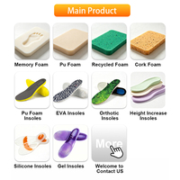 Semelles intérieures en mousse PU personnalisées OEM, usine de semelles ergonomiques avec soutien de la voûte plantaire, correction des pieds plats pour hommes, femmes, unisexe