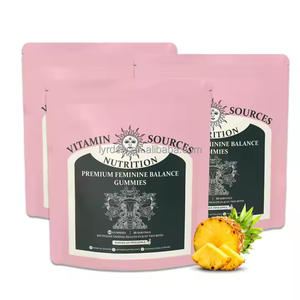 OEM ODM Ananas Hormon Dengesi Jelibonları Premium Multivitamin Kadın Sağlığı Glutensiz Vegan Bitkisel Takviyeler - Product Image 2