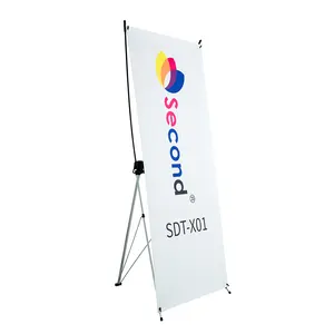 Suporte de banner personalizado de alta qualidade 60*160cm 80*180cm tamanho quadro ajustável publicidade x banner