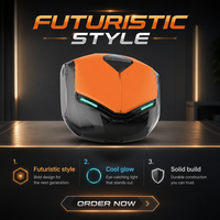 Écouteurs intra-auriculaires TWS S45 style gaming avec ANC/ENC, étanches, indicateur LED, et amplification des basses