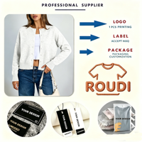 Chemisier/Blouse en maille gris clair pour femme, coupe courte, boutonné, manches longues, anti-boulochage, style vintage, fin, décontracté, idéal pour l'été et le bureau, parfait pour la superposition