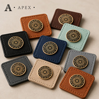 Étiquette en cuir personnalisée APEX pour hijab, abaya, vêtements, chapeaux, sacs, chaussures, foulards, couvre-chefs, jeans