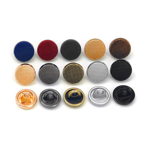 Usine de boutons KUNSHUO, boutons métalliques pour uniformes, couture, zamac, logo personnalisé, 8 mm, 9 mm, 10 mm, 11 mm, mini boutons métalliques à tige pour manteaux et vêtements - Product Image 2