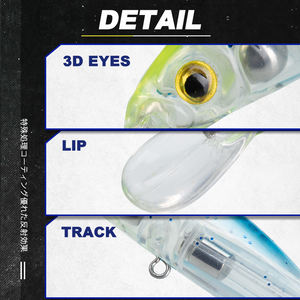 Leurre de pêche artificiel D1 50mm 2.5g à descente lente, leurres durs, poids coulissant japonais, aimant, matériel de pêche - Product Image 4