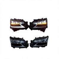 Untuk Lexus GS 200t/300/350/450h 2016-2020 Kit Upgrade Lampu Depan LED 3-Mata Kiri Kanan Sepasang