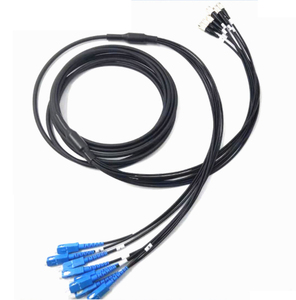 Fiber Optic <b>Patch</b> Cord LC Connector SCAPC FC ST Single Mode G652D 5.0mm TPU Black <b>Cable</b> G657A2 Outdoor Drop <b>Cable</b> - Product Image 1