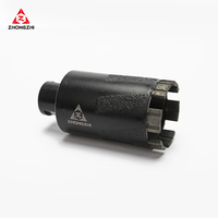 Foret diamanté soudé au laser personnalisable OEM, scie cloche diamantée pour perçage à sec et humide du granit et de la pierre