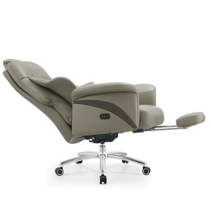 เก้าอี้นวดหนังแท้หรูหราระบายอากาศความร้อนสำหรับเก้าอี้ประธานซีอีโอสไตล์ใหม่ - Product Image 3