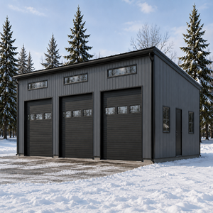 Offre Spéciale : Atelier, Garage, Entrepôt Préfabriqué en Acier Léger à Montage Rapide – Conception Moderne, Livré et Installé, Usage Industriel - Product Image 1