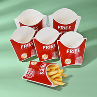 Papier d'emballage personnalisé pour fast-food Boîte à hamburger à emporter avec ailes Boîte d'emballage pour poulet frit et frites