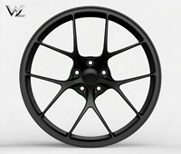 Nuevas llantas de aleación de aluminio forjado WL Multi Y Spoke de 18-24 pulgadas, ligeras, deportivas, de diseño cóncavo y pintadas para Mercedes, Audi y Tesla.
