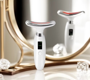 Masseur vibrant portatif pour le visage et le cou, appareil de beauté multifonctionnel pour le soin de la peau et le remodelage du visage - Product Image 6