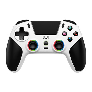 คอนโทรลเลอร์เกมไร้สายสำหรับ <span class=keywords><strong>PS5</strong></span> พร้อมไฟ RGB โปรแกรมได้ รองรับ Turbo Motion Vibration ปุ่มเดียวปลุกเครื่อง สำหรับ Switch โทรศัพท์ และ PC - Product Image 1
