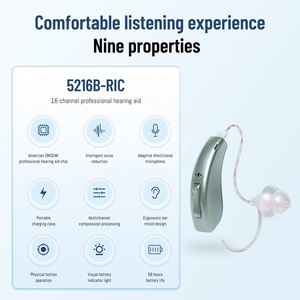 Meilleures aides auditives numériques OTC 16 canaux rechargeables pour les personnes âgées <span class=keywords><strong>Amplificateur</strong></span> <span class=keywords><strong>auditif</strong></span> Bluetooth sans fil pour perte auditive sévère - Product Image 3