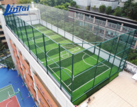 Système de clôture modulaire en panneaux de mousse composite en alliage de zinc pour sports, football, tennis, basketball, anti-collision, anti-rouille, sur mesure
