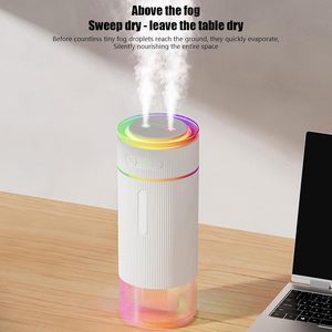 Car Humidifier Portable USB Rechargeable Dual Mist Humidifier with Long <b>Battery</b> Life - Product Image 3