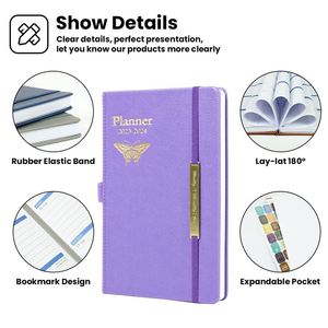 Velvet Custom <b>Journal</b> Christian Personal Refillable A5 Spiral Pink Leather Cover Notebooks With Sticky Notes - Product Image 2