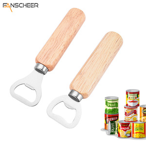 Wooden Handle Bottle Opener Beer Soda Can Opener Kitchen Gadget - Product Image 5