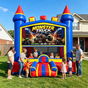 Castillo Inflable <span class=keywords><strong>en</strong></span> Oferta, <span class=keywords><strong>Casa</strong></span> <span class=keywords><strong>de</strong></span> Brinco Inflable para Niños con Tobogán, Equipo <span class=keywords><strong>de</strong></span> Entretenimiento para Fiestas al Aire Libre - Product Image 2