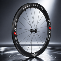 Jeu de roues de vélo de route en carbone 700C 50/60mm Tubeless Frein à disque Roulements céramiques Sapim CX-Ray AOTOAO 96T Hub T700 Carbone