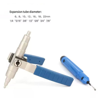 Kit Expansor de Tubos Manual VST-22B VST-22C VTT-5, Herramienta de Abocardado y Expansión de Tubos de Cobre y Aluminio de 6-22mm para Reparación de HVAC y Refrigeración