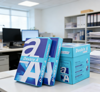 Fabriqué à partir de pure pâte de bois, faible teneur en poussière, protège efficacement les imprimantes, design blanc intense et épais, pour des documents professionnels.