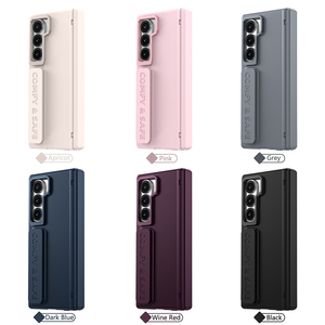 เคสโทรศัพท์แบบพับได้สำหรับ Samsung <span class=keywords><strong>Z</strong></span> <span class=keywords><strong>Fold</strong></span> 6  พร้อมกระจกหน้า  สายรัดข้อมือซิลิโคน  ขายึดเลนส์โลหะ  บานพับแม่เหล็ก  วัสดุ PC  ผิวด้าน - Product Image 1