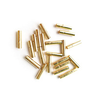 Connecteur banane à balle dorée personnalisable 2,0 mm 3,0 mm 3,5 mm 4,0 mm 5,5 mm 6,0 mm 8,0 MM pour ESC Lipo RC Batteries