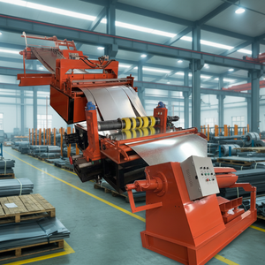 Ligne de découpe à la longueur, machine de découpe et de refendage hydraulique de bobines d'acier avec empileur - Product Image 1