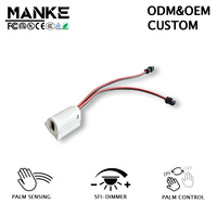 Interrupteur à détecteur de mouvement IR 5A DC12V-24V pour armoires, placards de cuisine, éclairage LED inductif, commande de porte