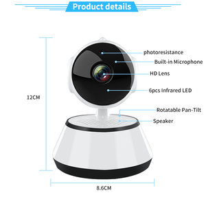 Moniteur vidéo intelligent pour bébé, pouces, boîtier de sécurité <span class=keywords><strong>sans</strong></span> fil, caméra IP <span class=keywords><strong>Wifi</strong></span>, vidéosurveillance, vente en gros - Product Image 4