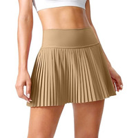 Jupes d'été décontractées pour femmes Jupe de tennis plissée pour femmes Jupe taille haute pour la course à pied Jupes de golf athlétiques décontractées