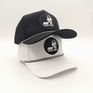 Casquette de golf tactique d'extérieur à 5 panneaux avec patch en cuir personnalisé, faible MOQ, OEM, tissu résistant à l'eau, vêtements de sport durables et performants - Product Image 3